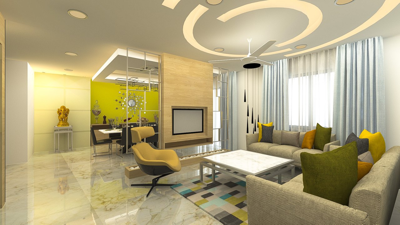 Premium Hall Elavation