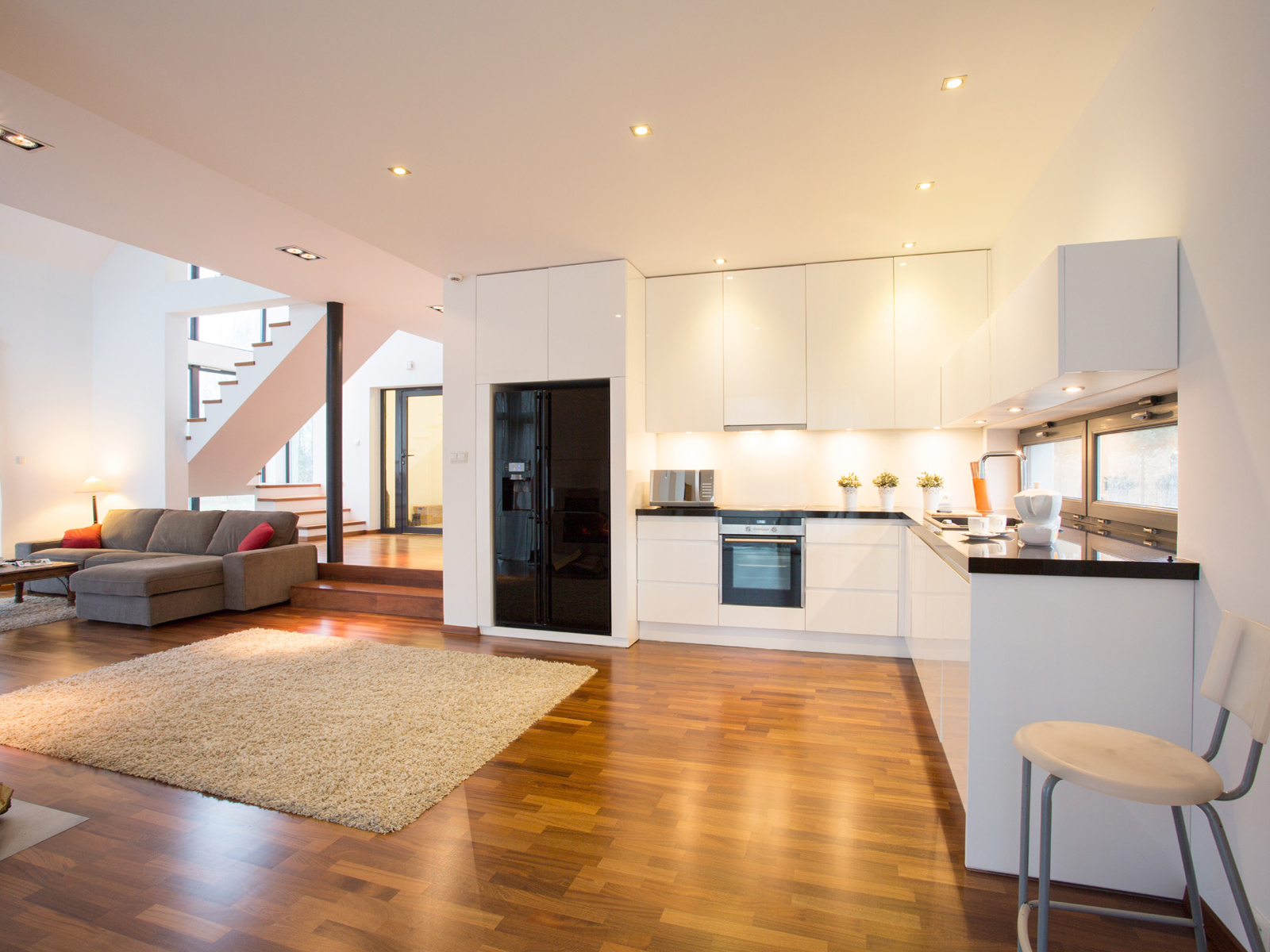 Luxury Kitchen in Living Hall